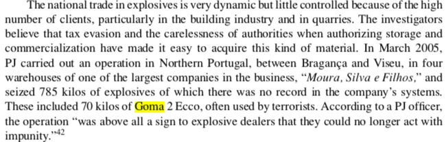 Excerpt from The Grey Threat- Presence of Jihadist Terrorism and Failings in the Portugese National Security System by Jose Vegar